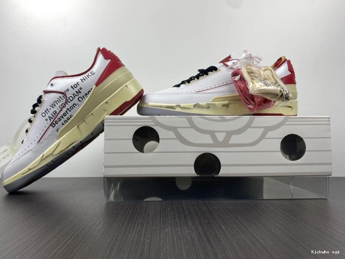 DJ4375-106 Jordan White Low Retro SP Red 2 Off-White 0808